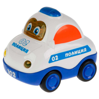 Машинка инерционная музыкальная Полиция Умка 1505A441-R3